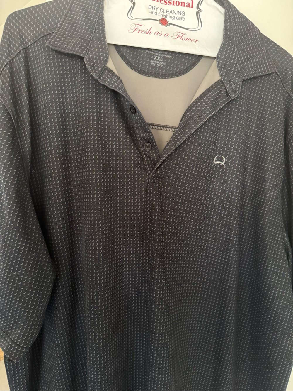Cinch Black Performance Stretch Crew Tee